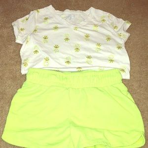 Bright fun summertime outfit from cat & Jack